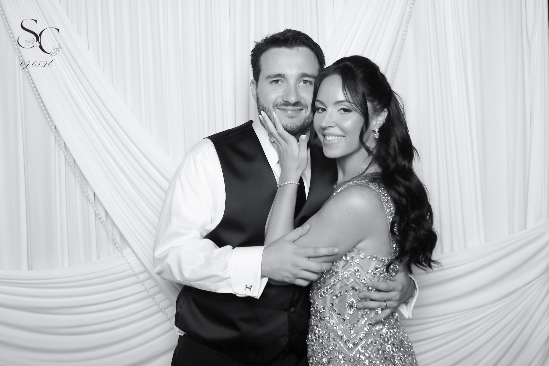 Cheyenne & Sean: A Black-Tie Glam Booth Wedding at The Foundry