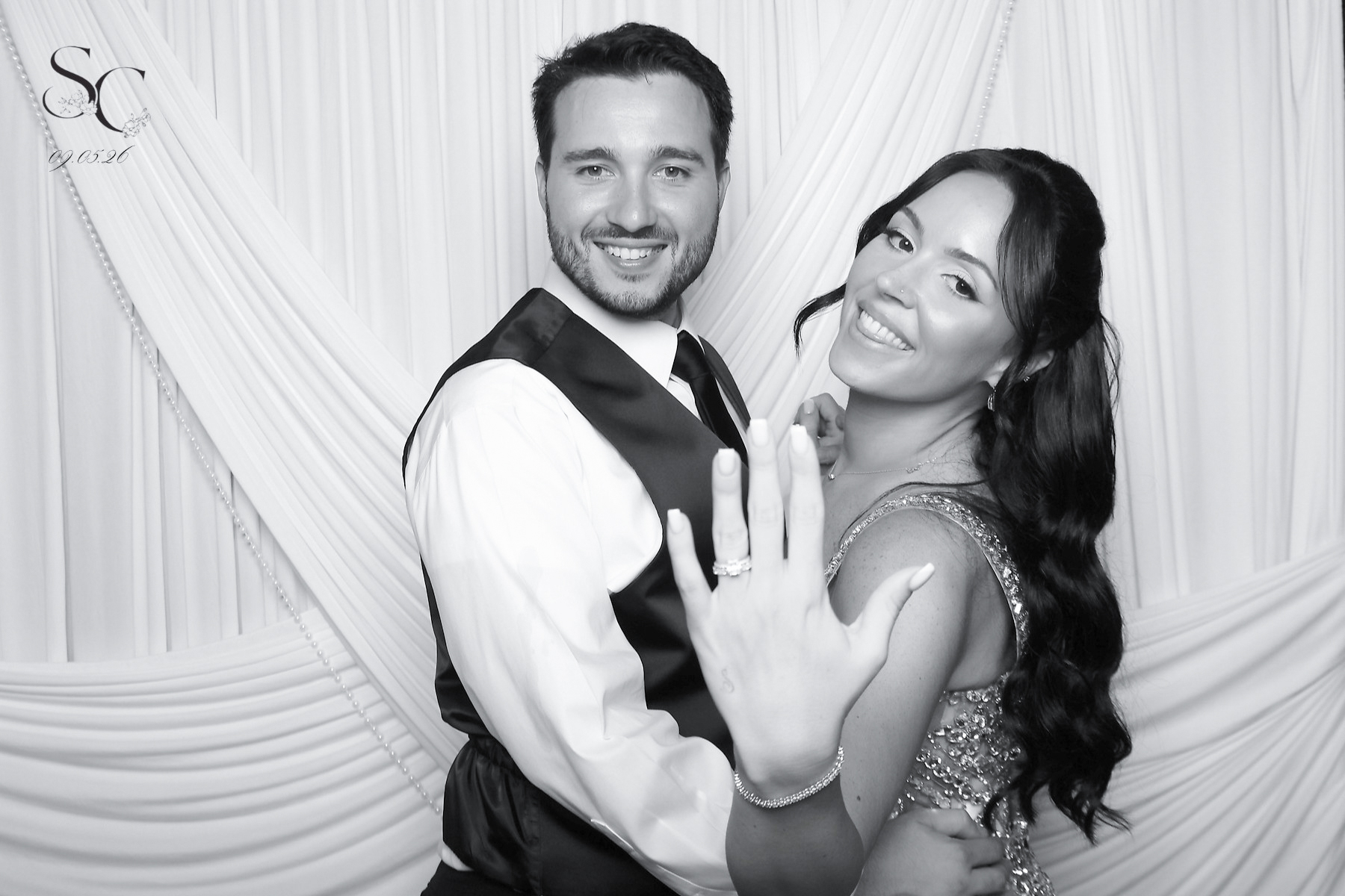 Cheyenne & Sean: A Black-Tie Glam Booth Wedding at The Foundry, gallery image 1