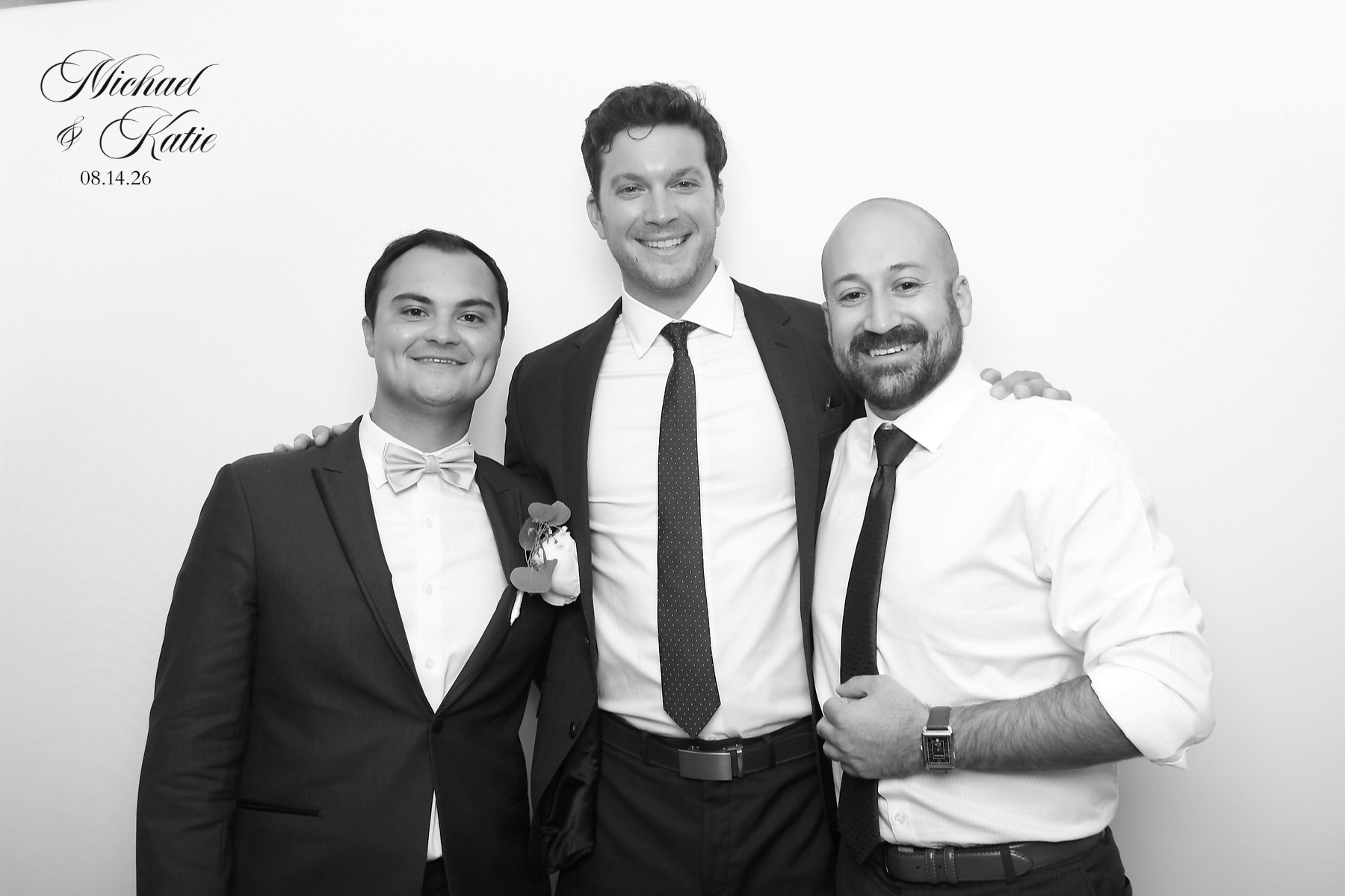 Katie & Mike: A Classic Black and White Wedding Experience, gallery image 5