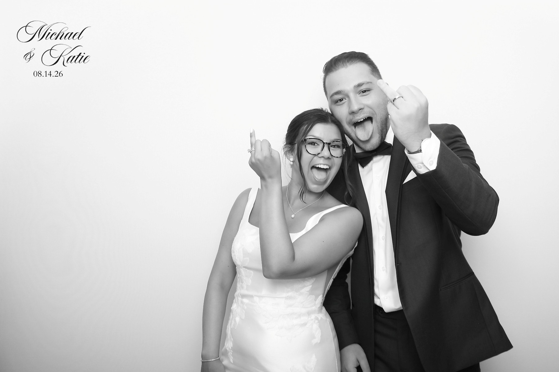 Katie & Mike: A Classic Black and White Wedding Experience, gallery image 8