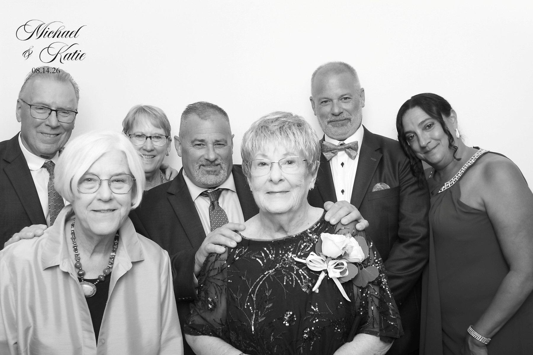 Katie & Mike: A Classic Black and White Wedding Experience, gallery image 13